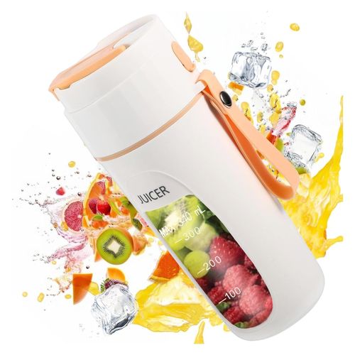 Mdhl Portable Juicer With Led Screen and 10 powerful blades 340ml Aj-01